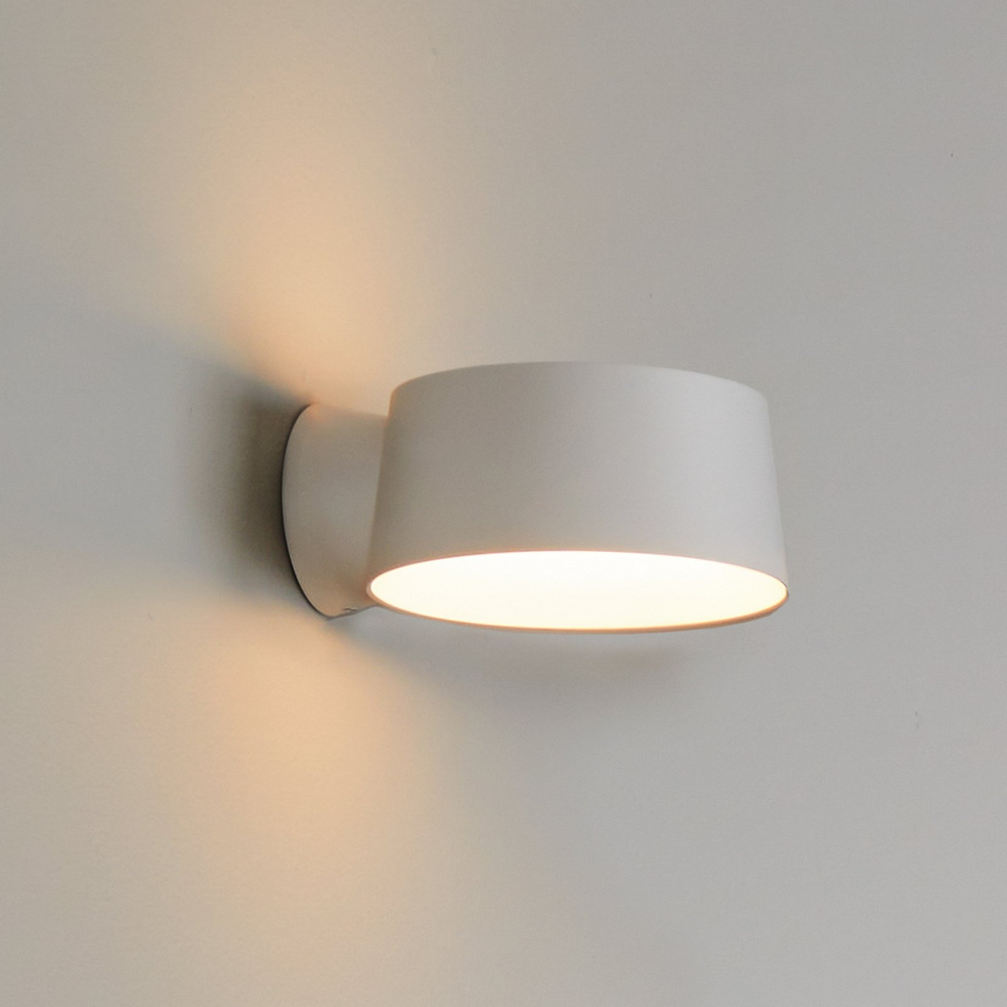 B-Ware Loom Design Led Wandleuchte Wandlampe Cookie Weiß Aluminium 15 Cm Dimmbar La599