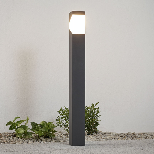 B-Ware Lucande Wegeleuchte Kiran Aus Aluminium Gartenleuchte Wegelicht Außenleuchte 732