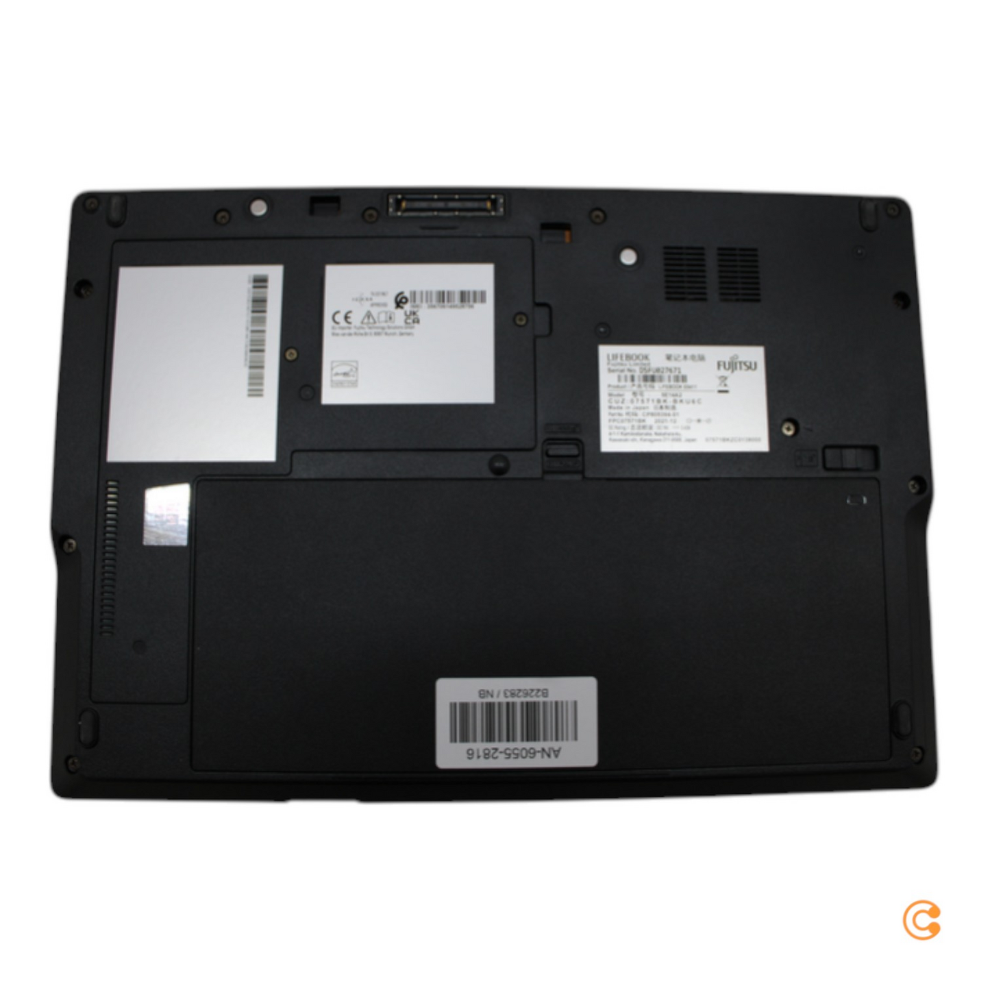 Fujitsu fartölva Lifebook E5411, B-flokks, 35,6 cm (14"), Core i3, 16 GB örgjörvi. Sjá texta/myndir.