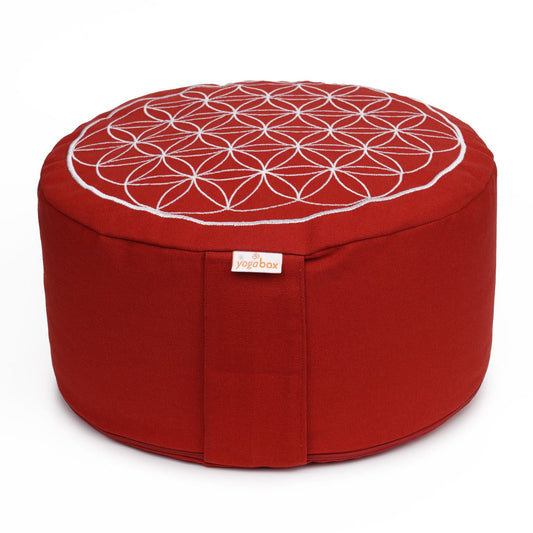 Meditationskissen Glückssitz® Blume des Lebens