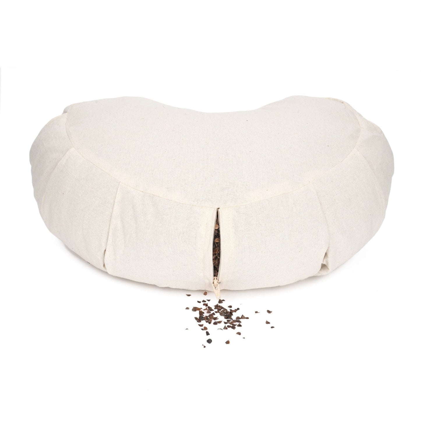 Meditationskissen Zafu ZEN Halbmond BASIC mit ZIP