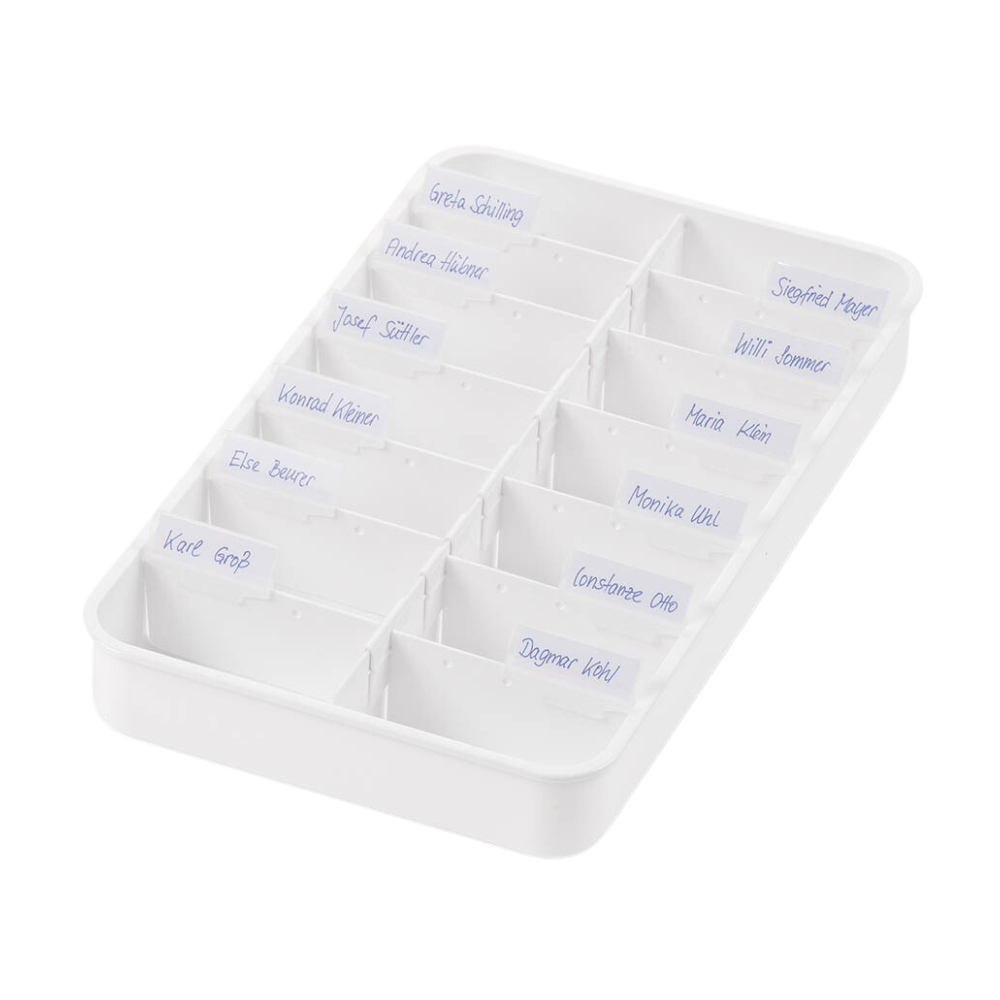 melipul Anbruchtropfen-Tablett mit 14 Fächern | Stück (1 Stück)