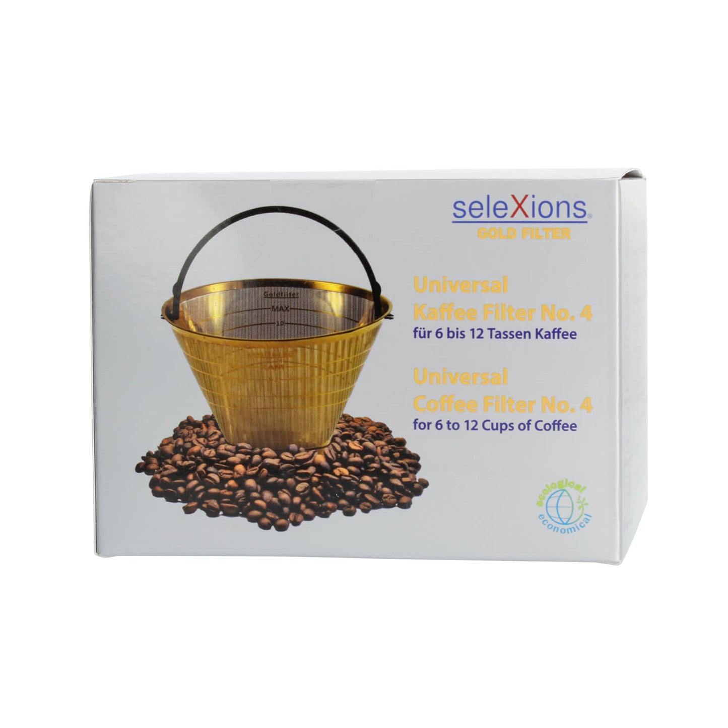 Moccamaster Gold Filter 1x4 – Premium Reusable Metal Coffee Filter