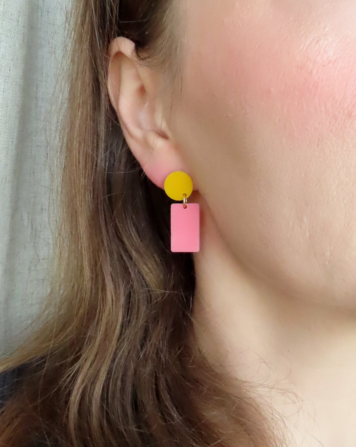 Grapefruit Statement Ohrringe