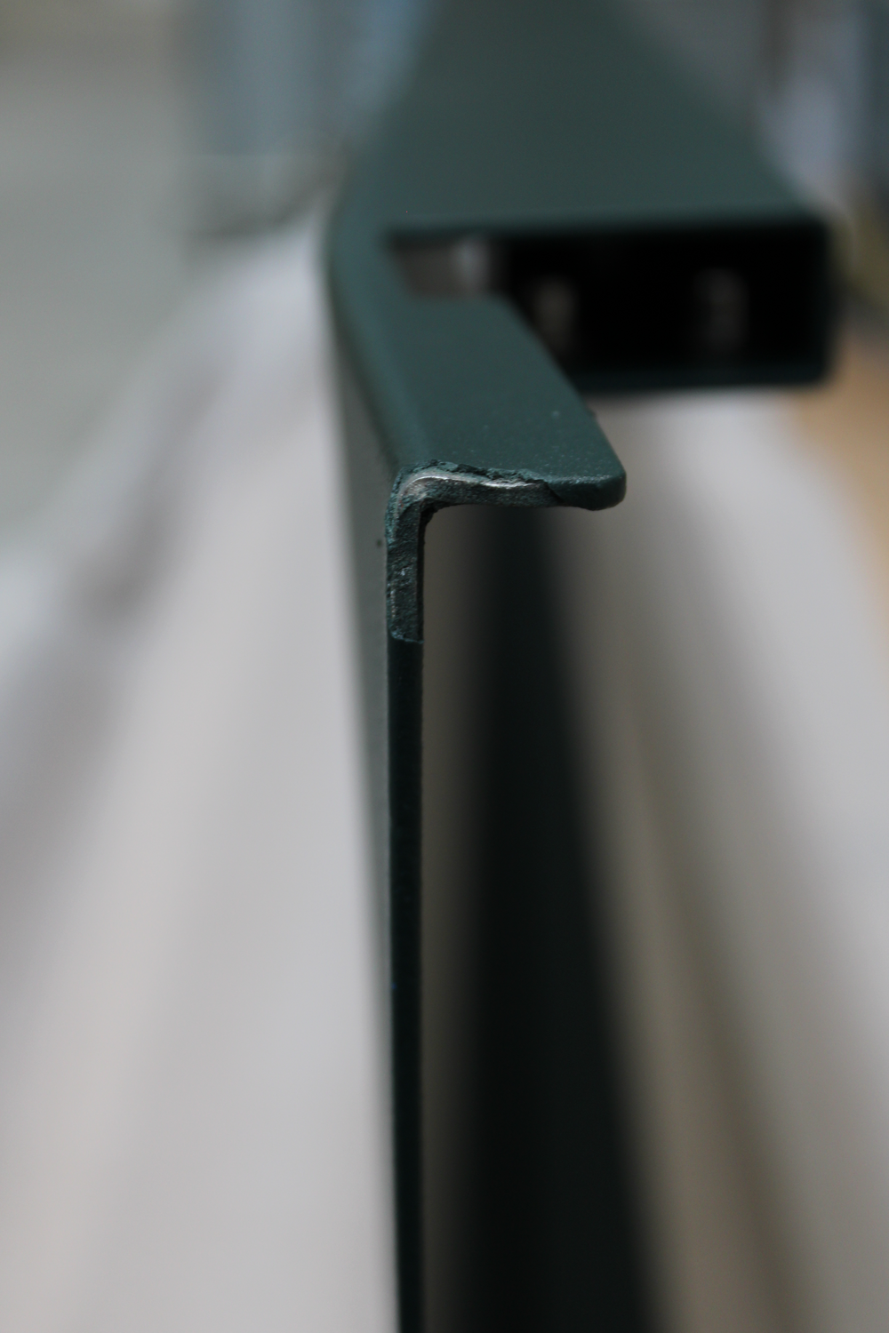 B-Ware Muuto Linear Steel Outdoor Gartentisch Außentisch Tisch 220 X 90 Cm Dunkelgrün