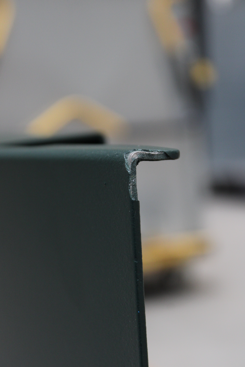 B-Ware Muuto Linear Steel Outdoor Gartentisch Außentisch Tisch 220 X 90 Cm Dunkelgrün