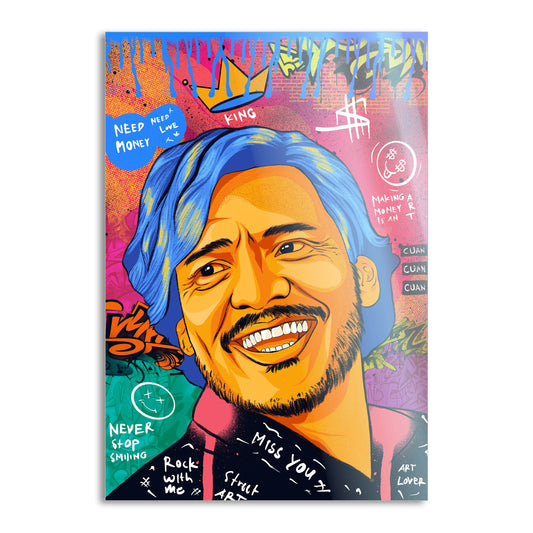 Nicolas Pedro A - Leinwandbild Pop Art