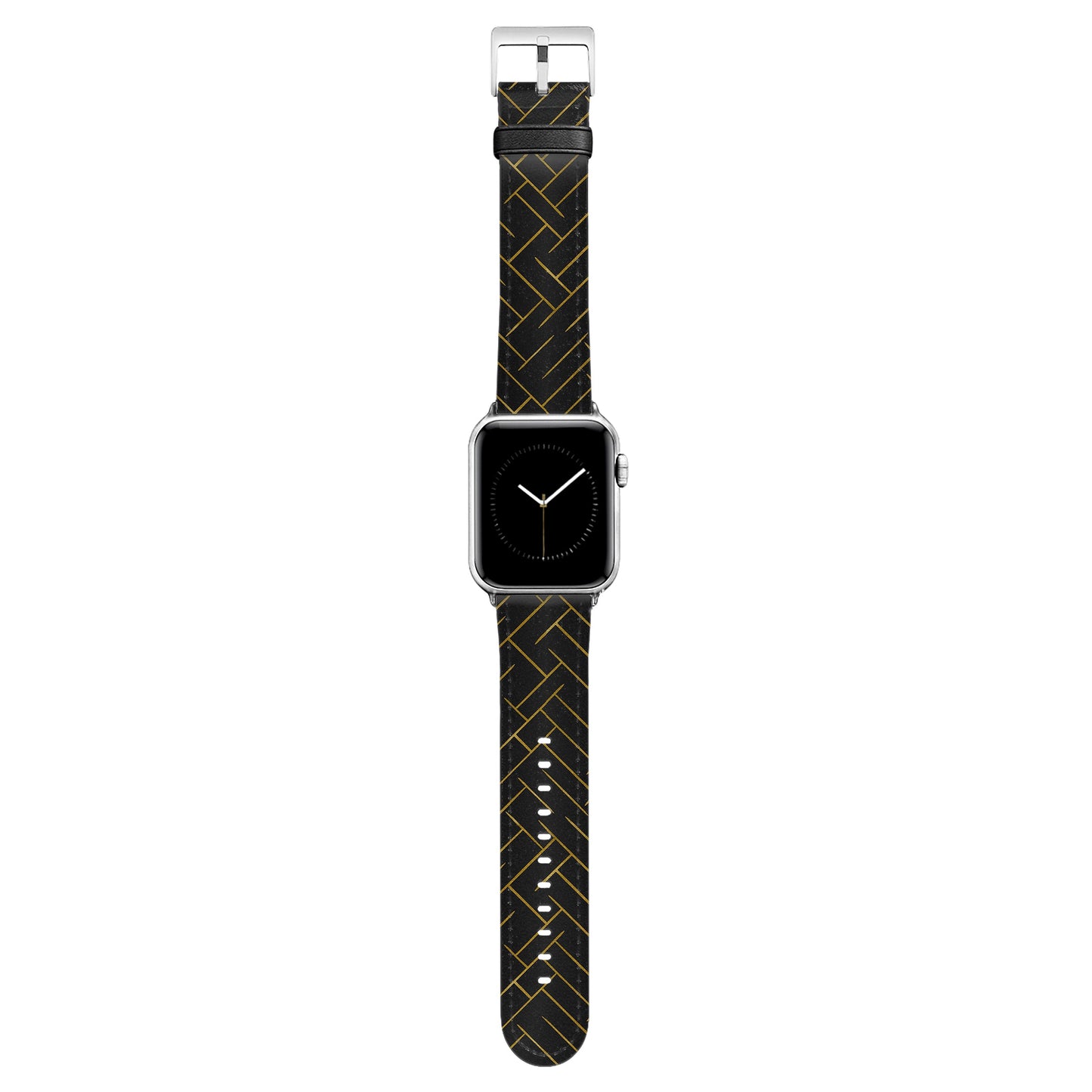 Noir - Apple Watch Armband 44-49mm & 42 (Serie 1-3)