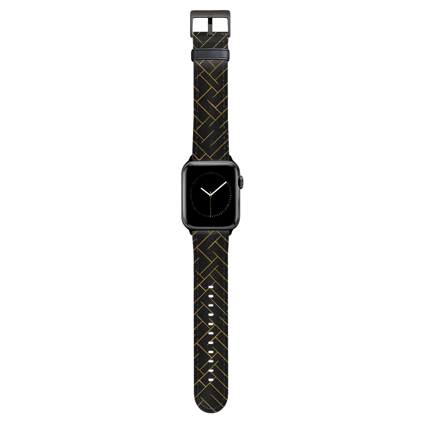 Noir - Apple Watch Armband 44-49mm & 42 (Serie 1-3)