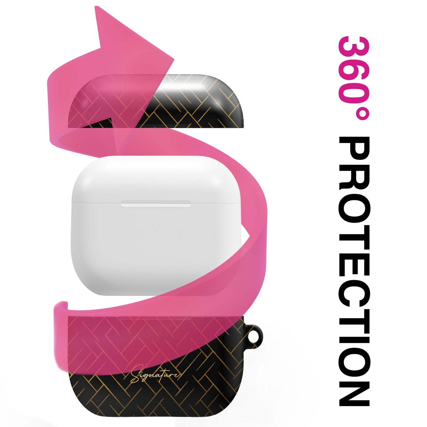 Noir - AirPods 4 hulstur