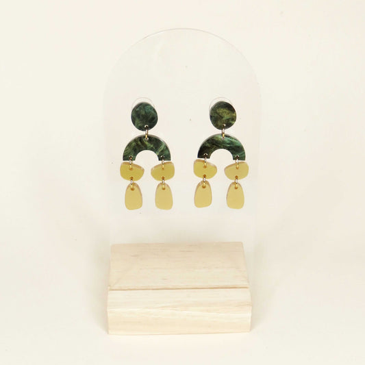 Ophelia Ohrringe in Marble Gold