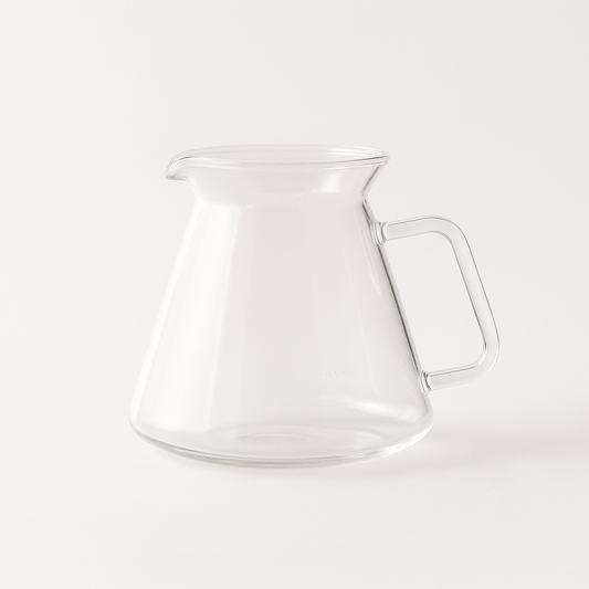 Origami Glass Coffee Server with Hario