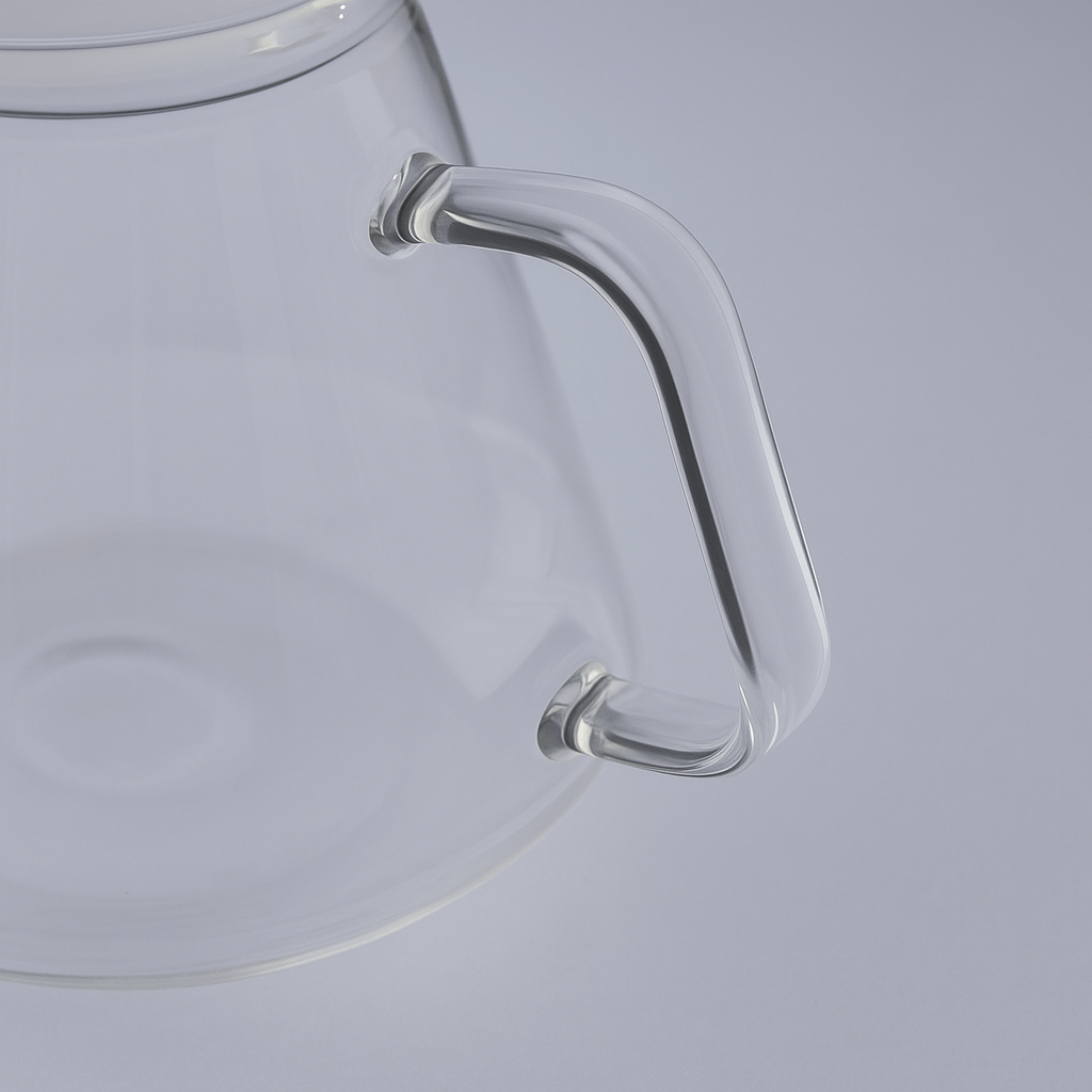 Origami Glass Coffee Server with Hario