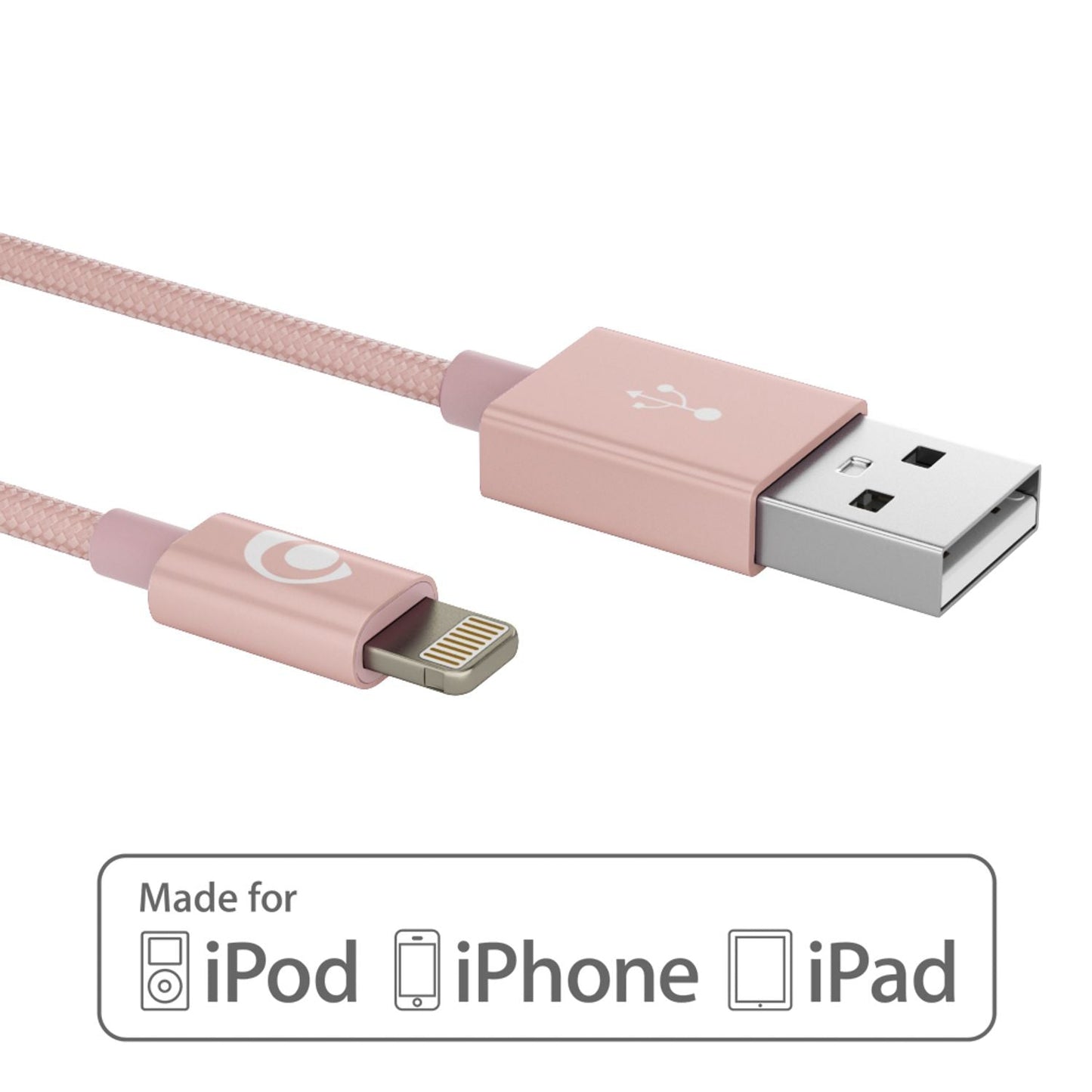 NALIA 2m USB Sync Data Cable for iPhone iPad iPod, Nylon Charging Cable Phone Cable