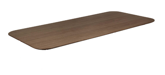 B-flokks Gubi borðplata fyrir borðstofuborð, rétthyrnd, 200 x 100 x 1,5 cm, varahlutur