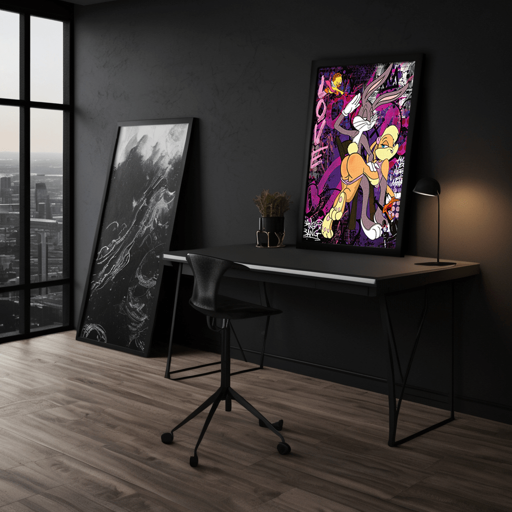 Playing Bugs B. - Leinwandbild Pop Art