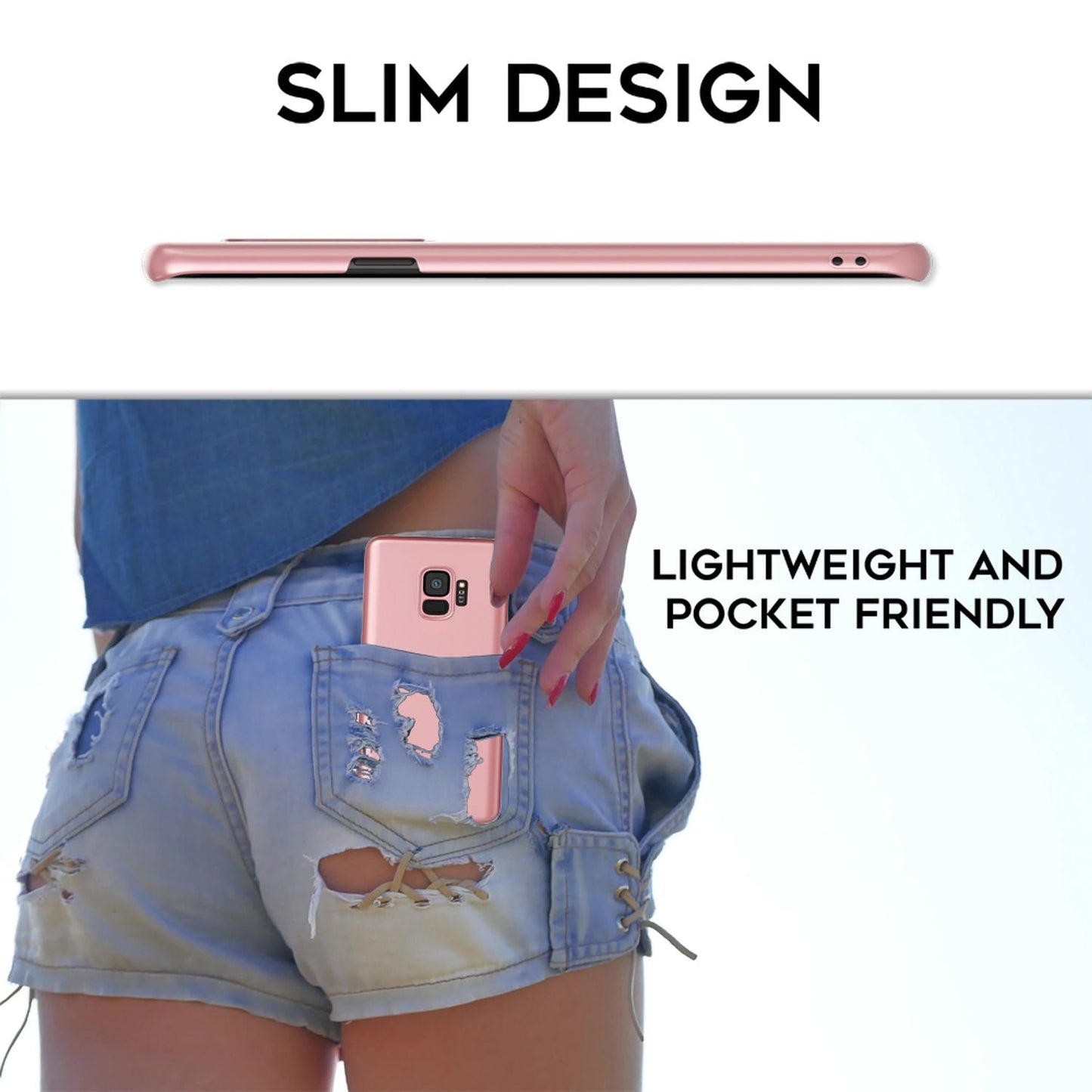 Samsung Galaxy S9 Handy Hülle von NALIA, Dünne Schutzhülle Cover Hard Case Etui