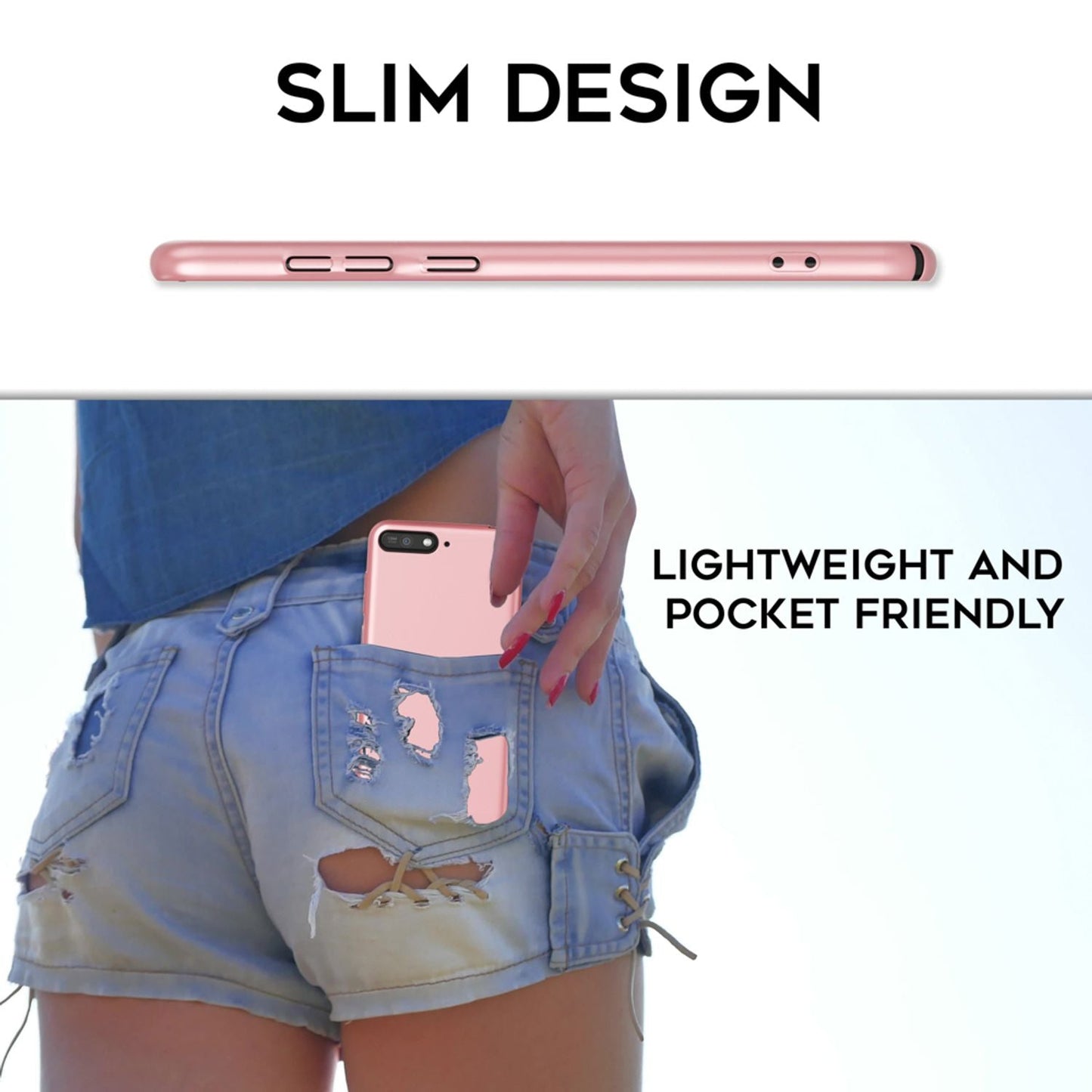 NALIA Phone Case for Huawei Y6 (2018), Slim Hard Case Protective Cover