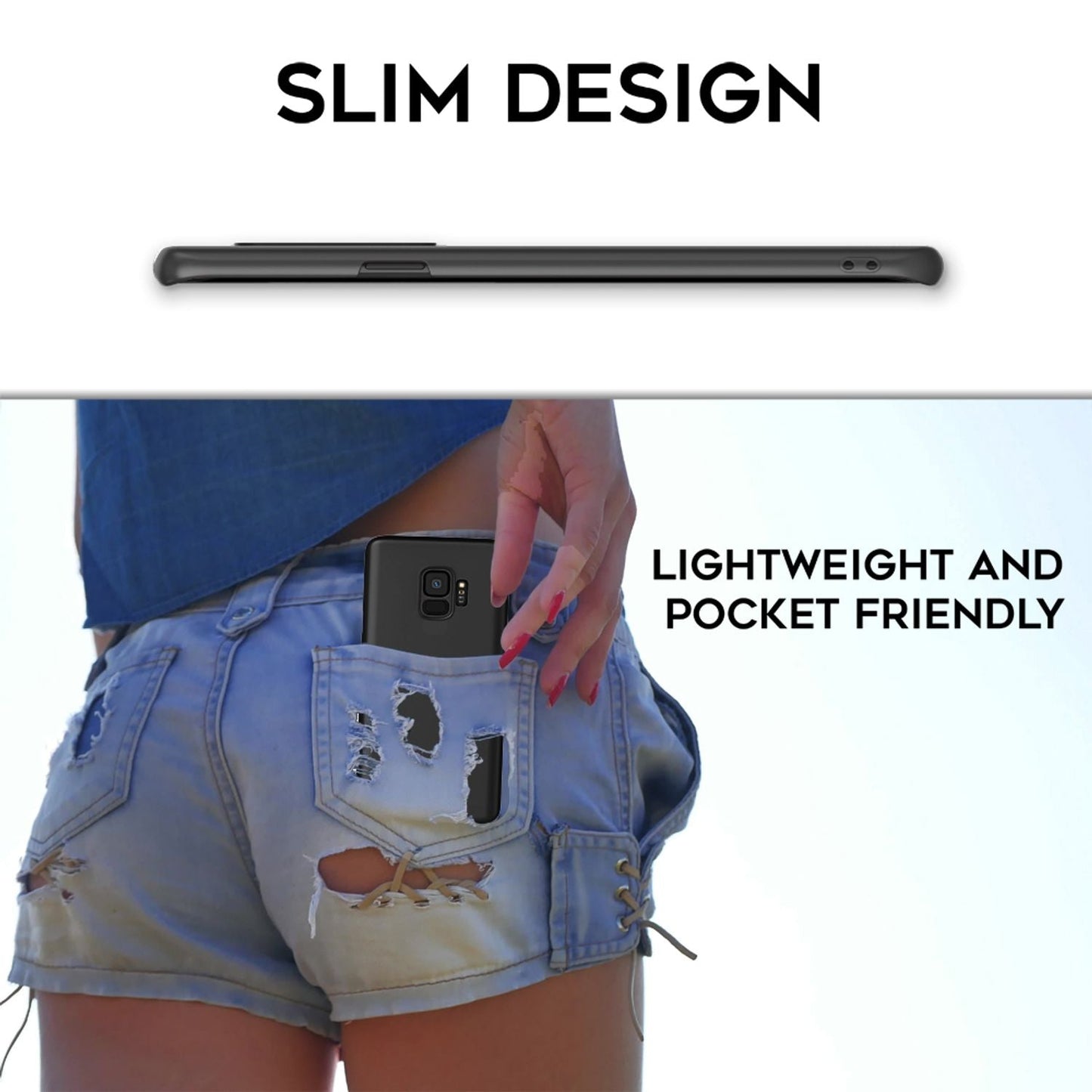 Samsung Galaxy S9 Handy Hülle von NALIA, Dünne Schutzhülle Cover Hard Case Etui