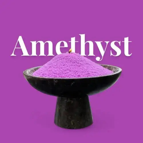 Pulver-Kerzen Nachfüllset Amethyst – Kreative DIY-Kerzen in edlem Violett