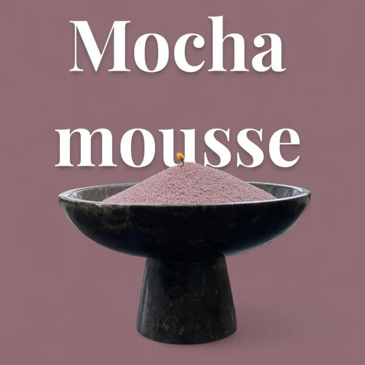 Pulver-Kerzen Nachfüllset – Duftfrei Mocha Mousse, 330g