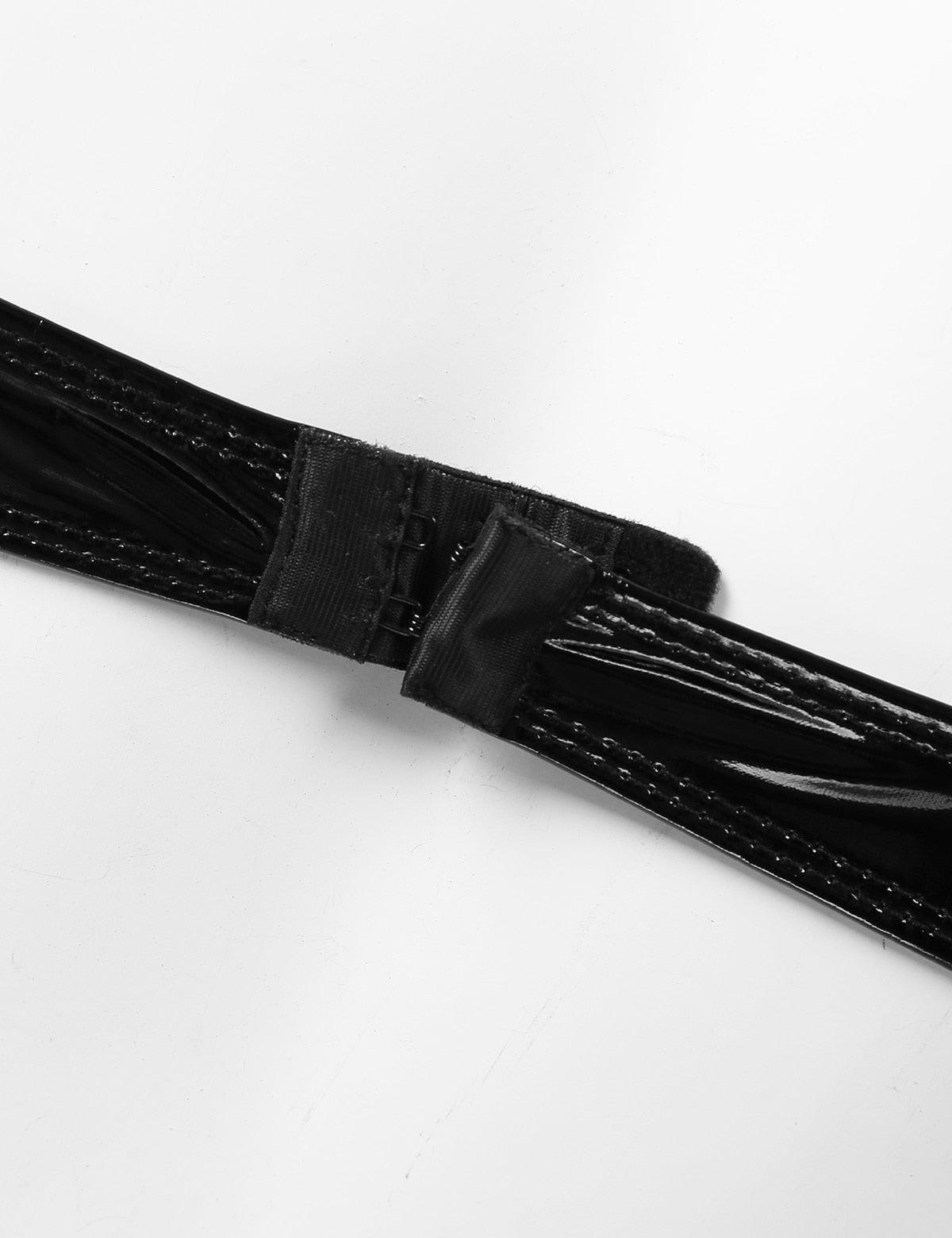 Crop Top Wet Look Patent Top