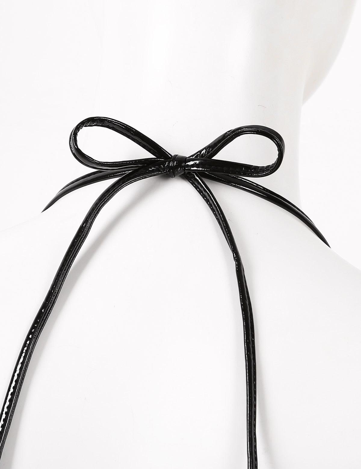 Halter Neck Wrap Crop Top