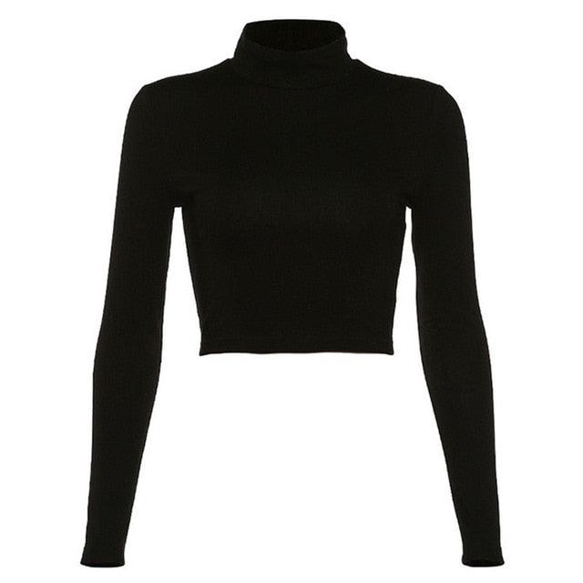Cotton Hollow Out Long Sleeve Tops