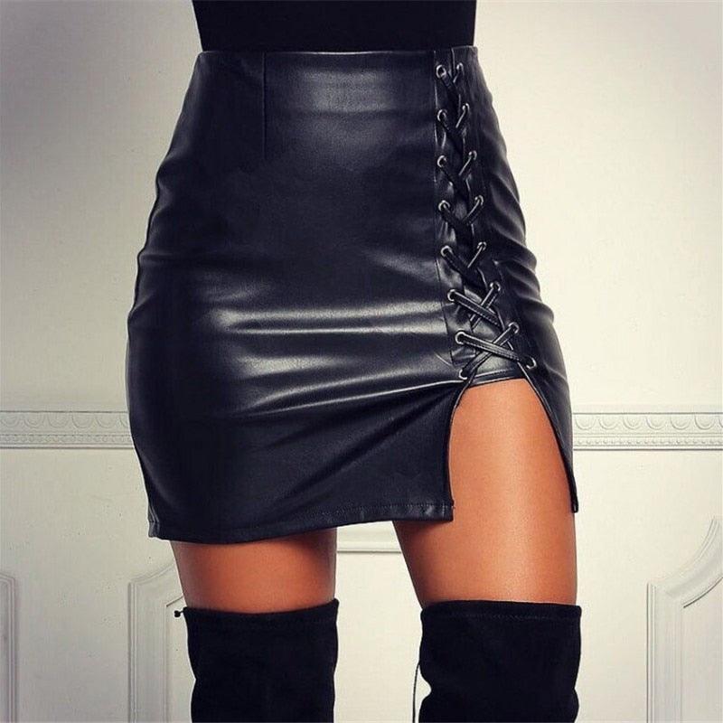 Split Mini Skirt