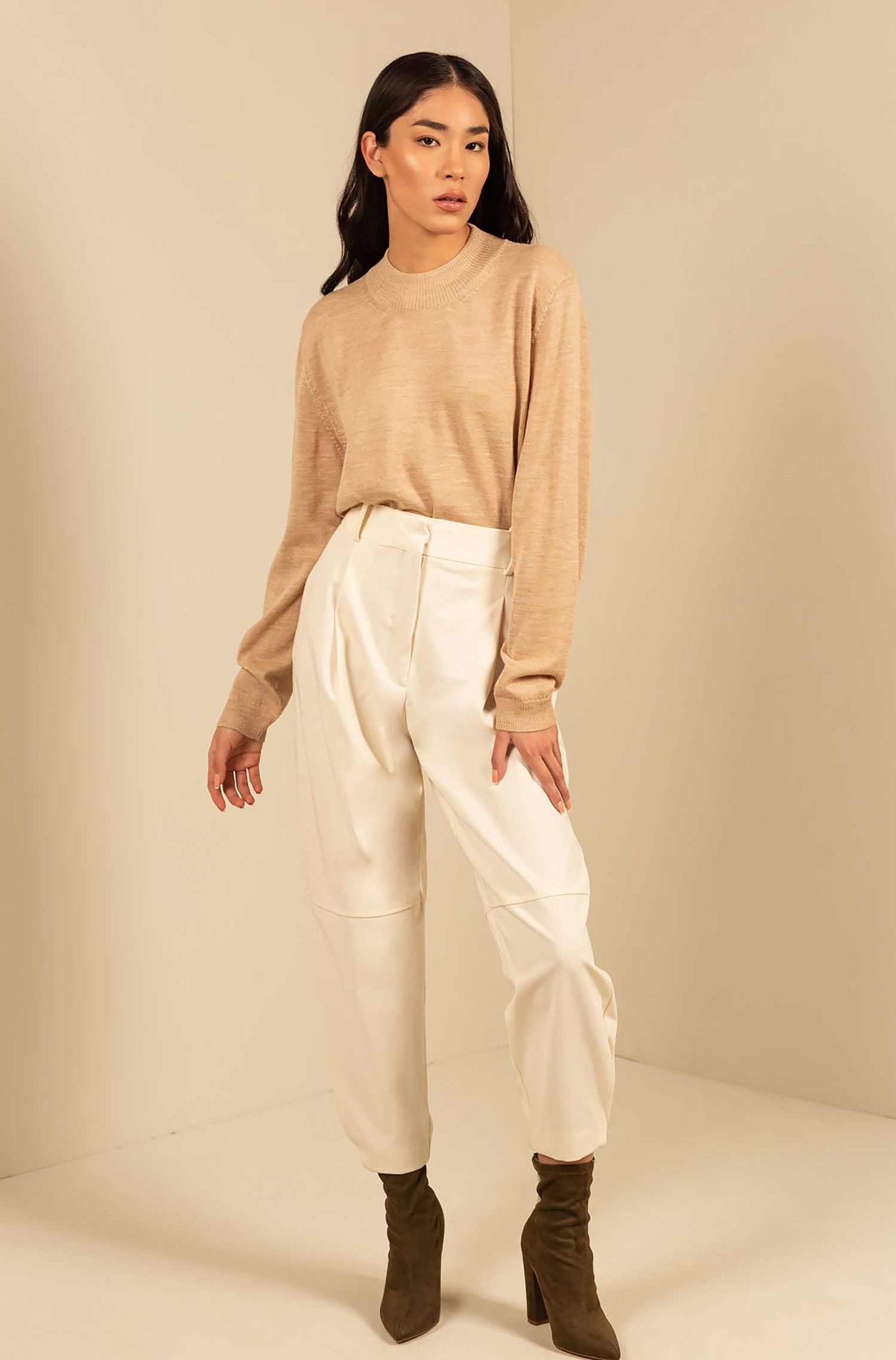 KUNA - Alpaca women's sweater turtleneck - Anahi – 100% baby alpaca