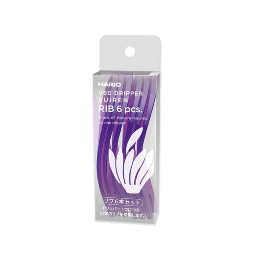 Hario Suiren Rib 6-Piece Set – Elegant Transparent Glassware