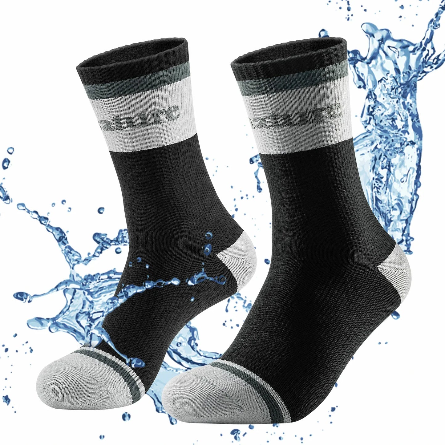 Quantature Waterproof Cycling Socks Breathable Unisex