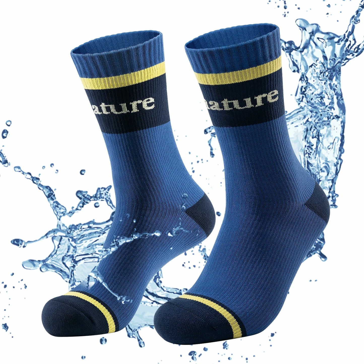 Quantature Waterproof Cycling Socks Breathable Unisex