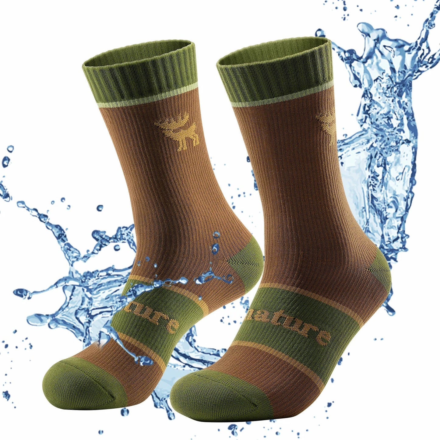 Quantature Waterproof Cycling Socks Breathable Unisex