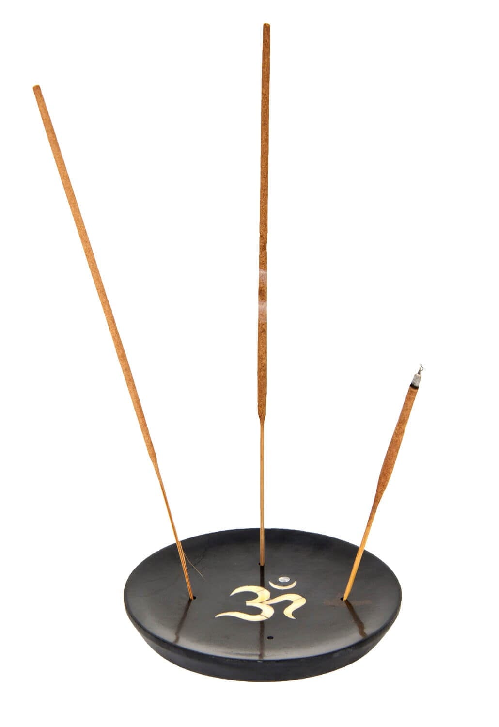 Räucherstäbchenhalter Om Speckstein