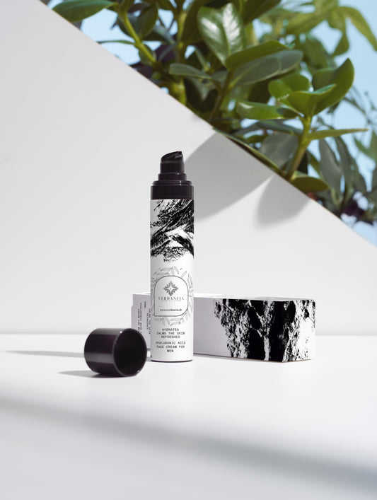 Hyaluronic acid face cream – moisture for men's skin