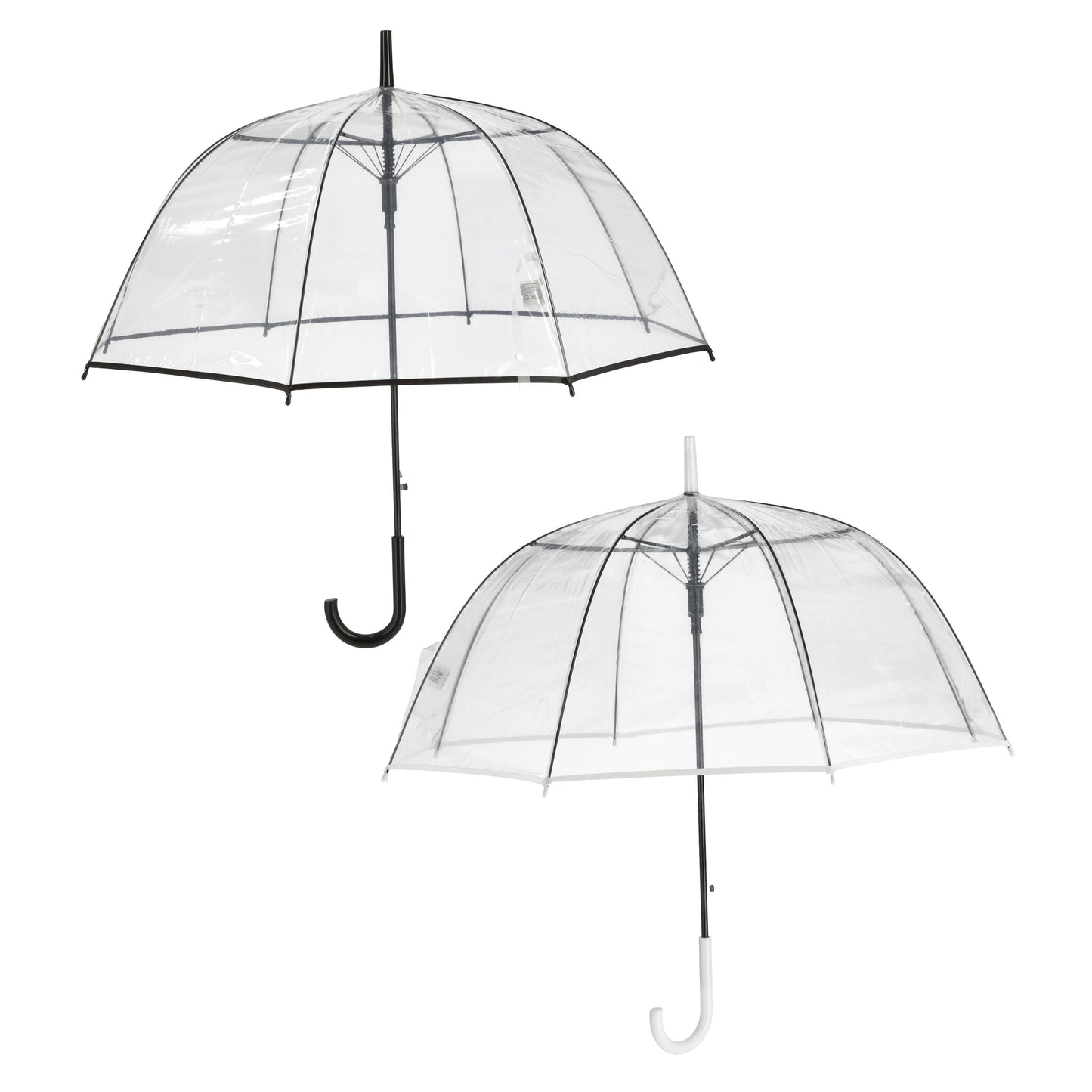 Regenschirm Glockenschirm Schirm Regen Glockenform rund klar transparent Ø 85 cm