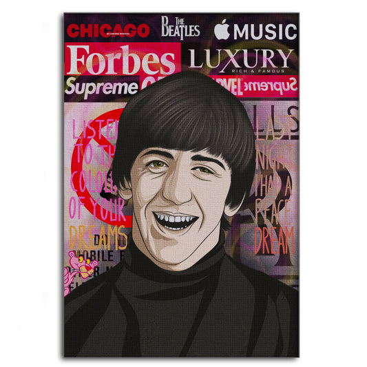 Ringo Starr - Leinwandbild Pop Art