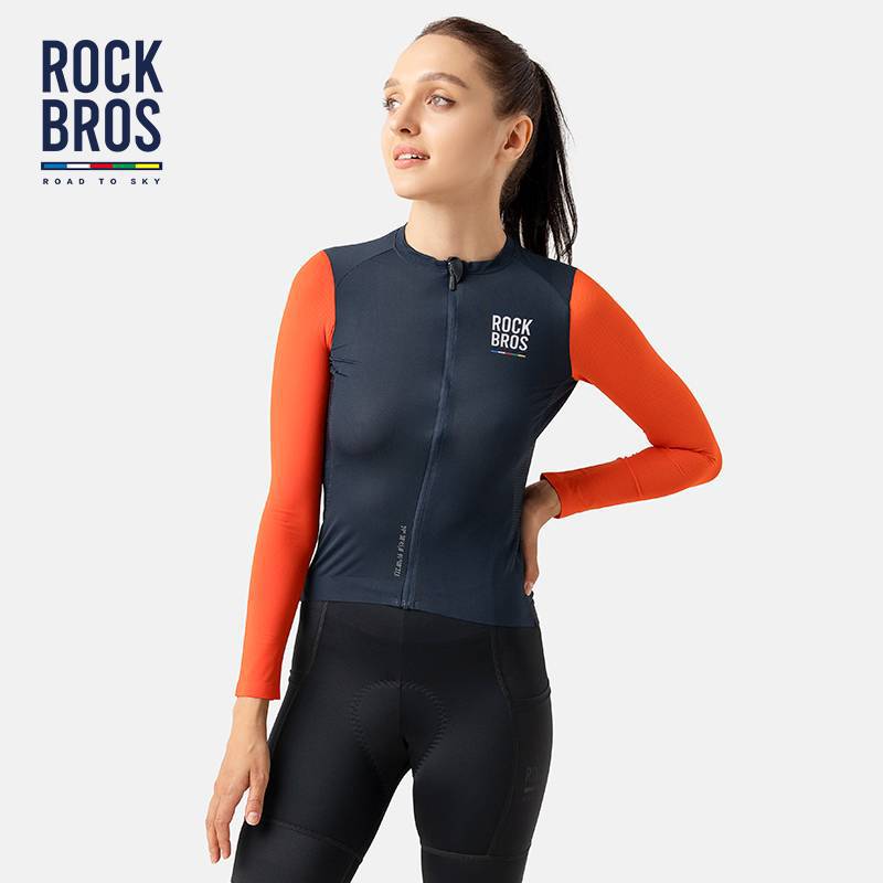 ROAD TO SKY Women's Long Sleeve Cycling Jersey for MTB &amp; Road Bike
