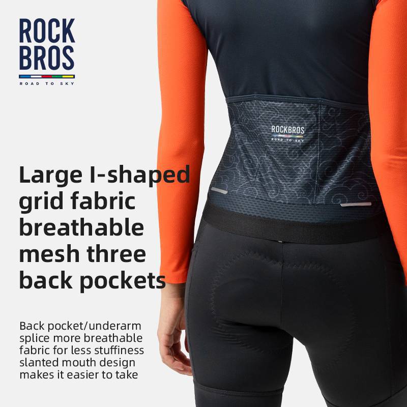 ROAD TO SKY Women's Long Sleeve Cycling Jersey for MTB &amp; Road Bike