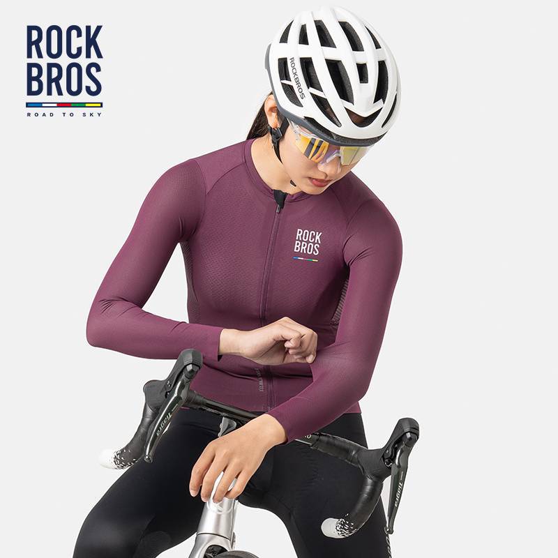 ROAD TO SKY Women's Long Sleeve Cycling Jersey for MTB &amp; Road Bike