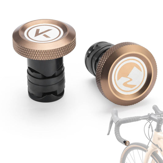 ROAD TO SKY Fahrrad 2-teiliges Aluminium-Lenkerstopfen-Set