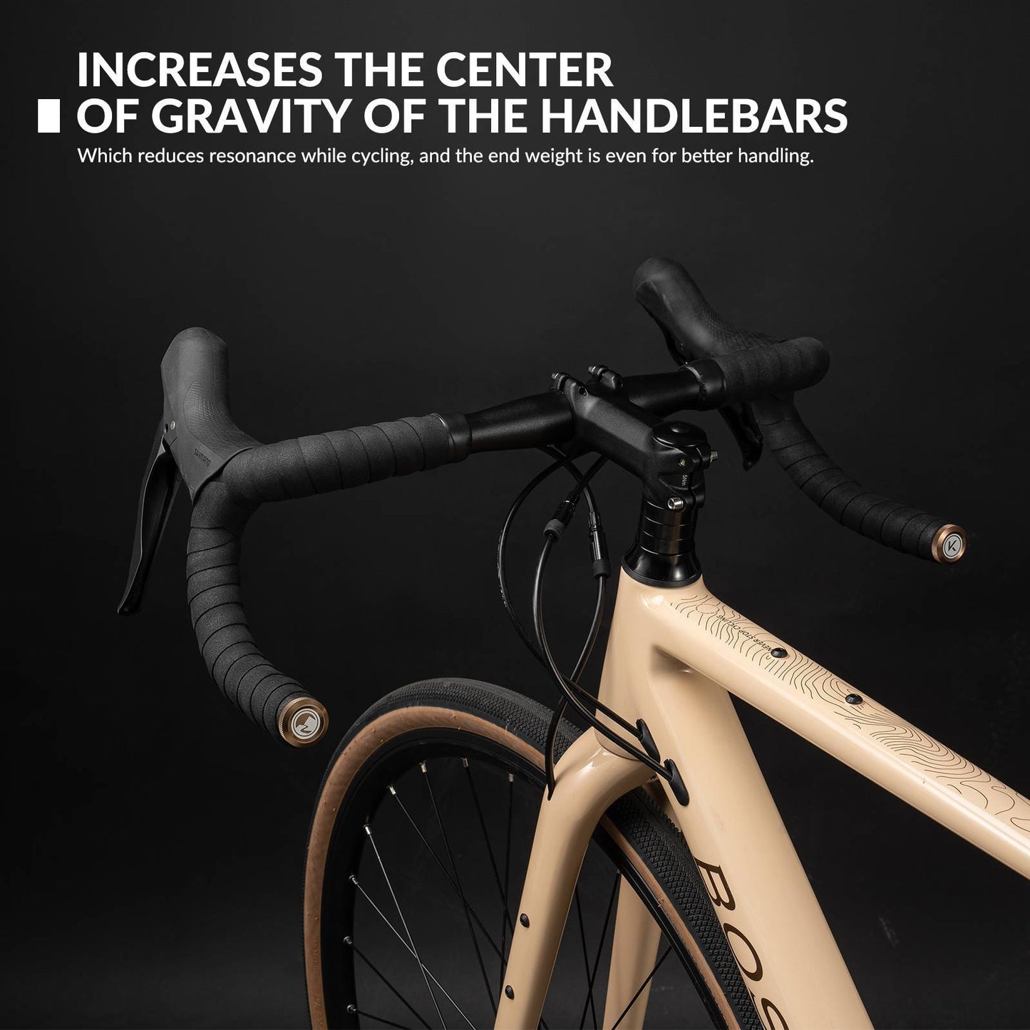 ROAD TO SKY Fahrrad 2-teiliges Aluminium-Lenkerstopfen-Set