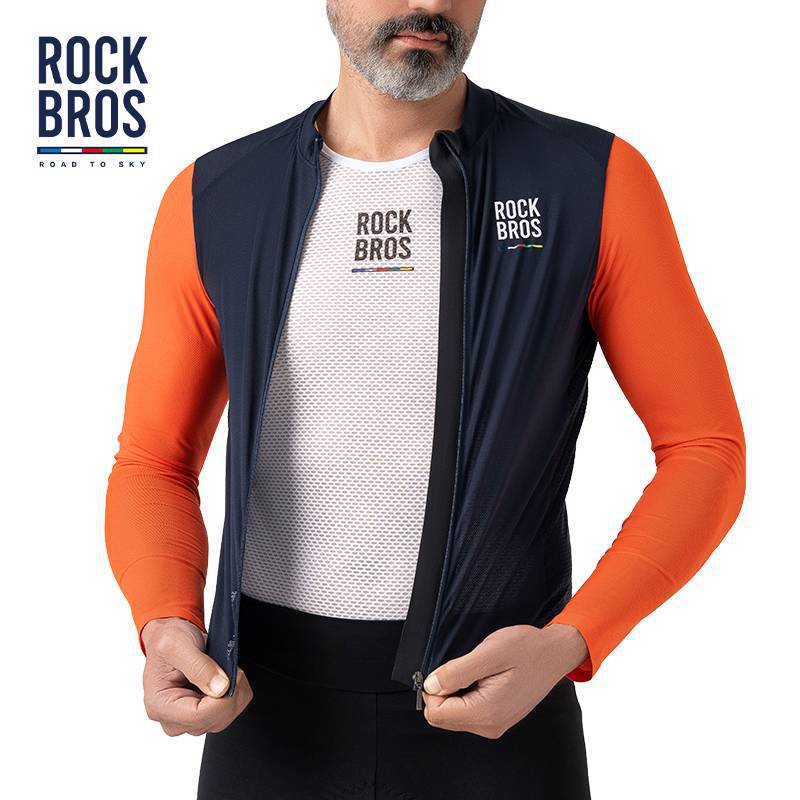 ROAD TO SKY Men's Long Sleeve Cycling Jersey for MTB &amp; Road Bike