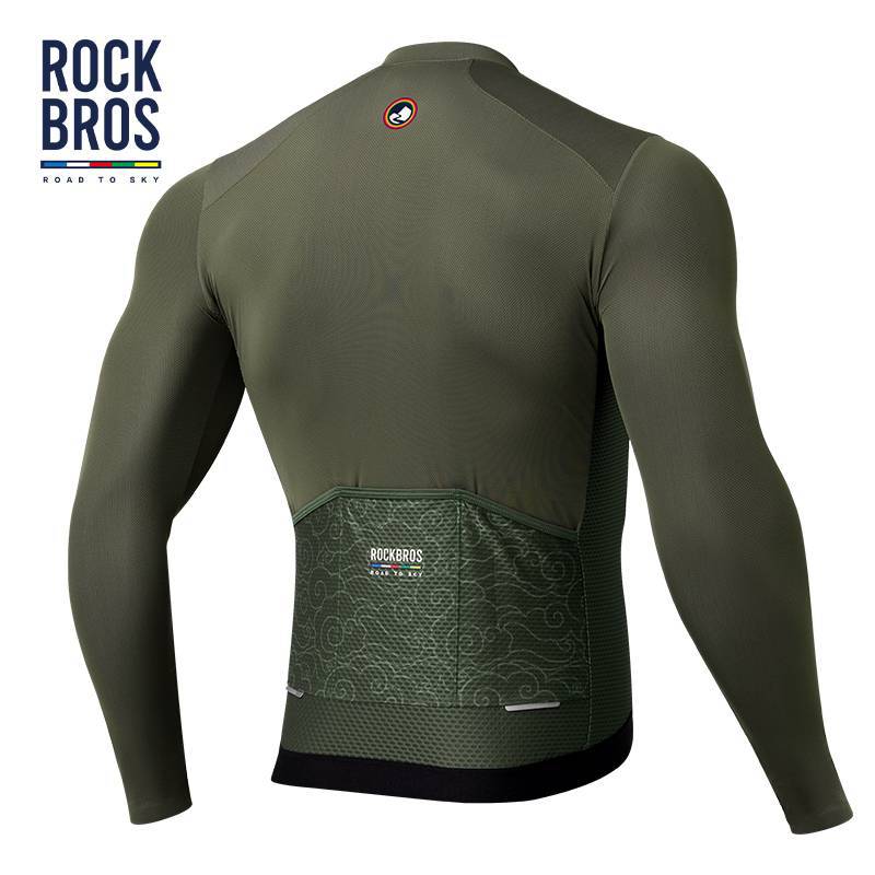 ROAD TO SKY Men's Long Sleeve Cycling Jersey for MTB &amp; Road Bike