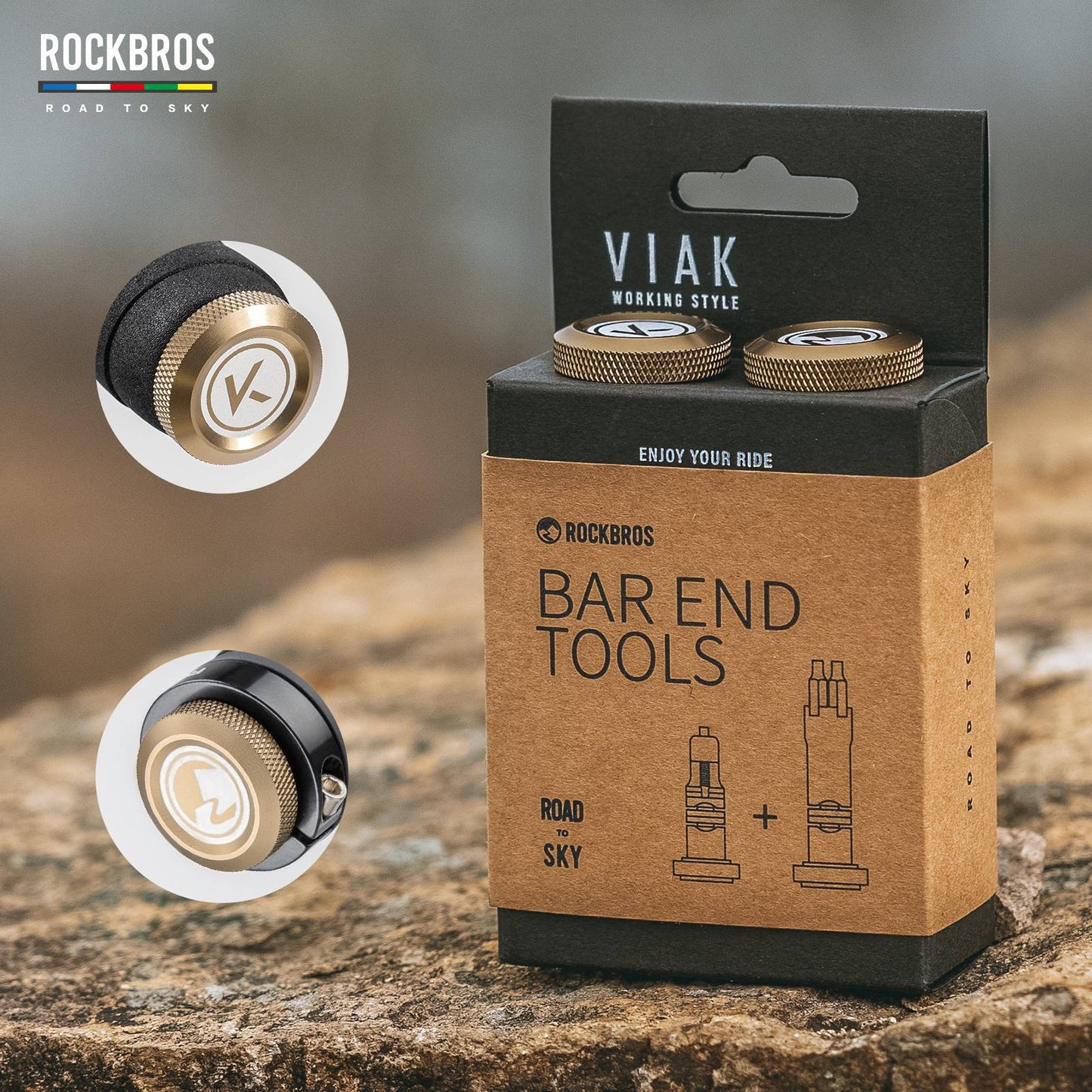 ROAD TO SKY Multifunktional 6 in 1 Reparatur Kit Werkzeug mit Kettenabzieher