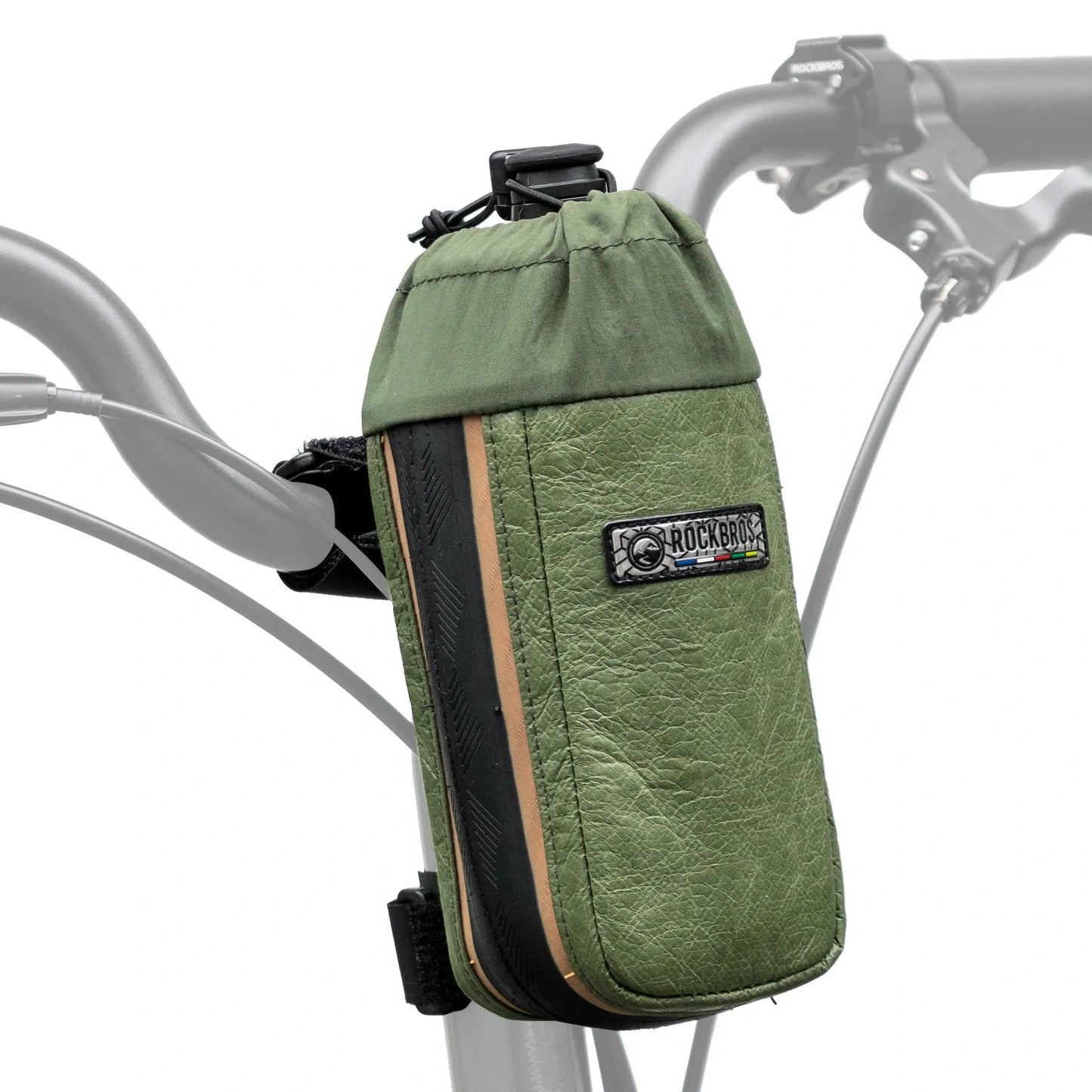 ROAD TO SKY Sustainable bicycle water bottle bag made from recycled tires 0.8L