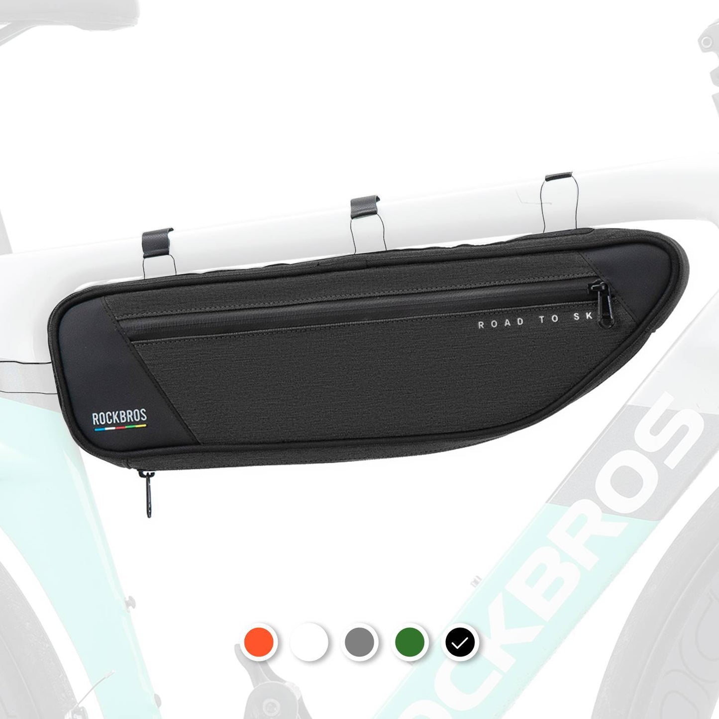 ROAD TO SKY Reflektierende Wasserdichte Fahrrad 2L Dreieckstasche