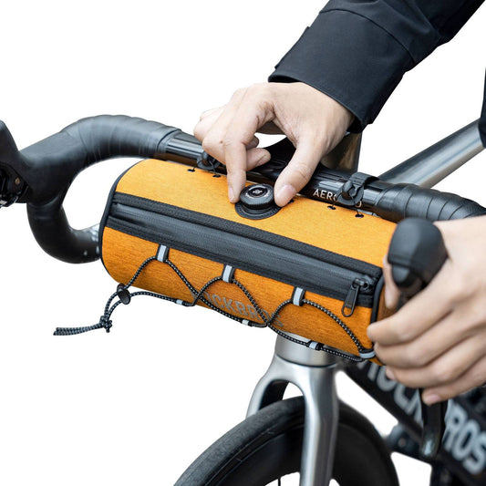 ROAD TO SKY Waterproof Reflective Cylindrical Handlebar Bag