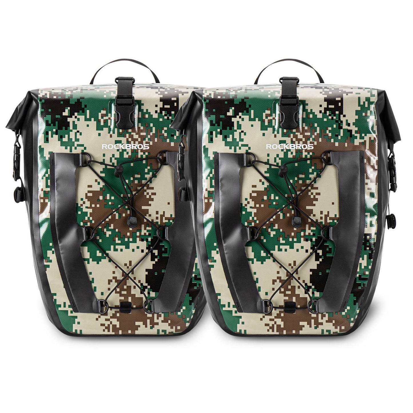 ROCKBROS 100% waterproof transport bags with mesh pocket 27L